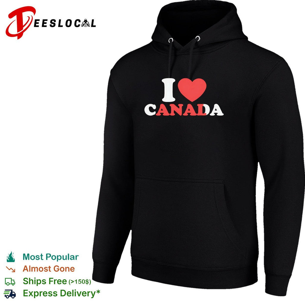 I love Canada heart shirt Unisex