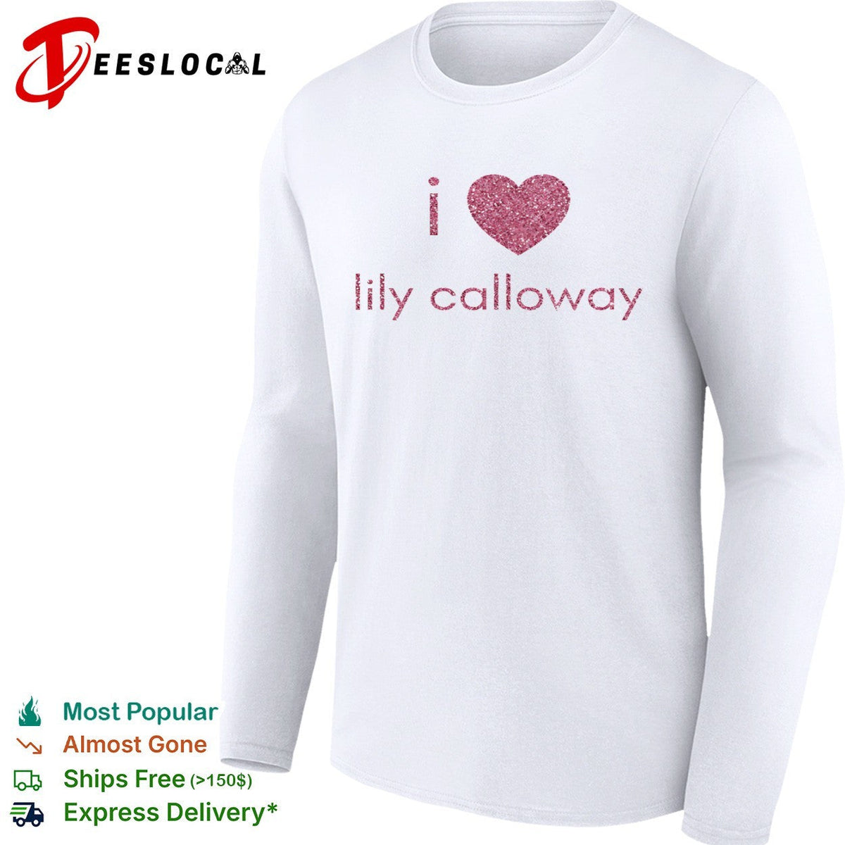 I love Lily Calloway shirt Unisex