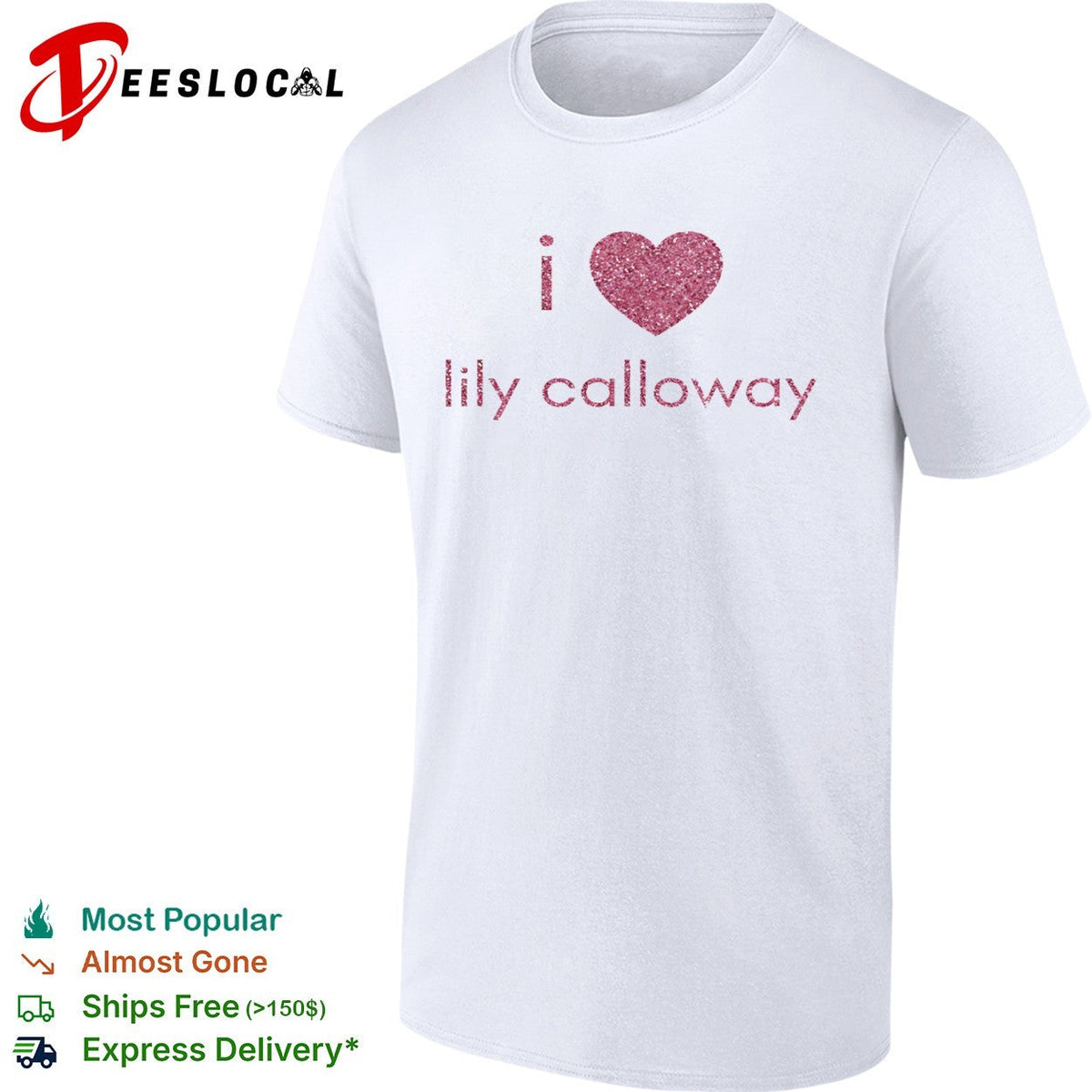 I love Lily Calloway shirt Unisex