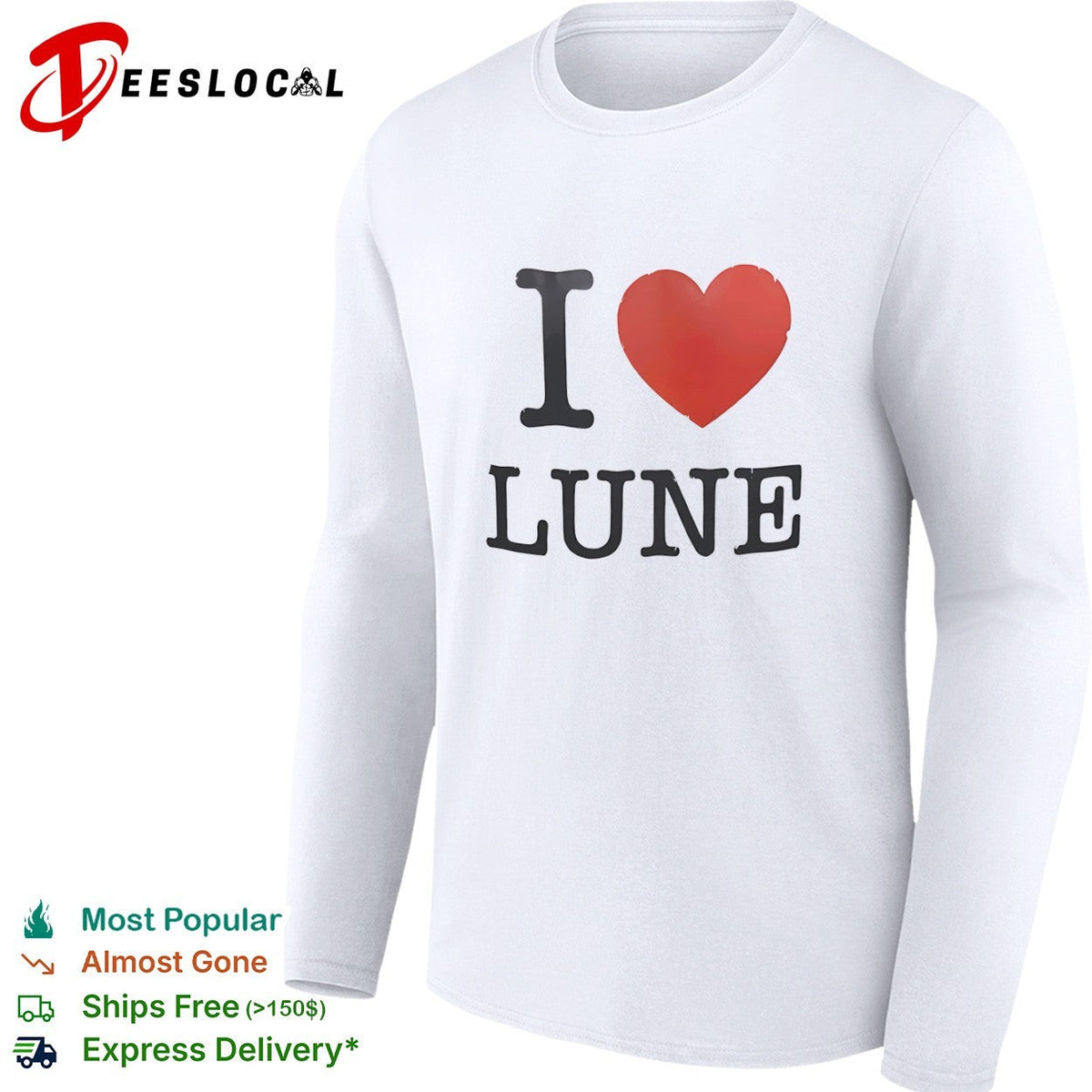 I love lune shirt Unisex