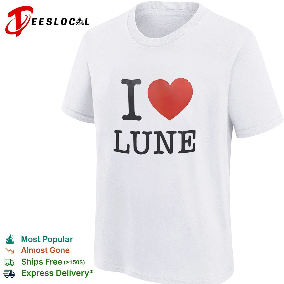 I love lune shirt Unisex