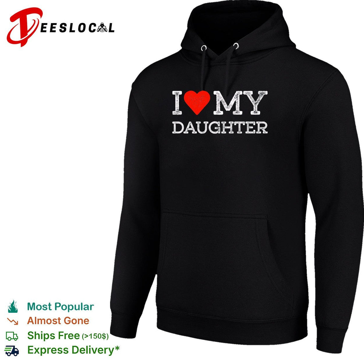 I love my daughter shirt Unisex