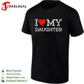 I love my daughter shirt Unisex