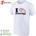 I love pierogi Polish food lover graphic shirt Unisex