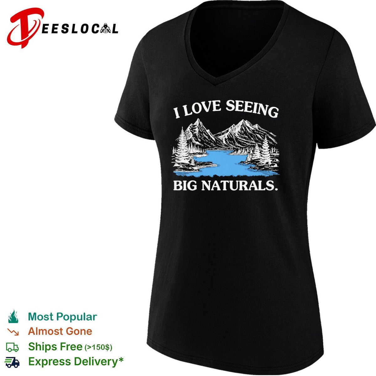 I love seeing big naturals landscape mountain scenery outdoors nature shirt Unisex