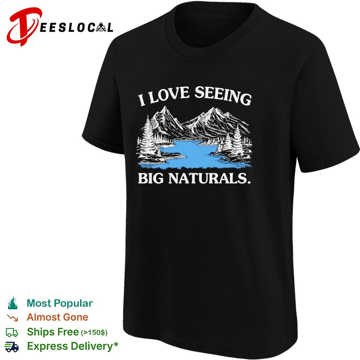 I love seeing big naturals landscape mountain scenery outdoors nature shirt Unisex