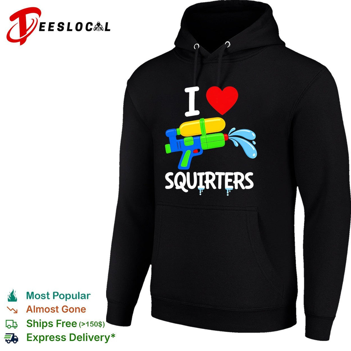 I love squirters water gun funny shirt Unisex