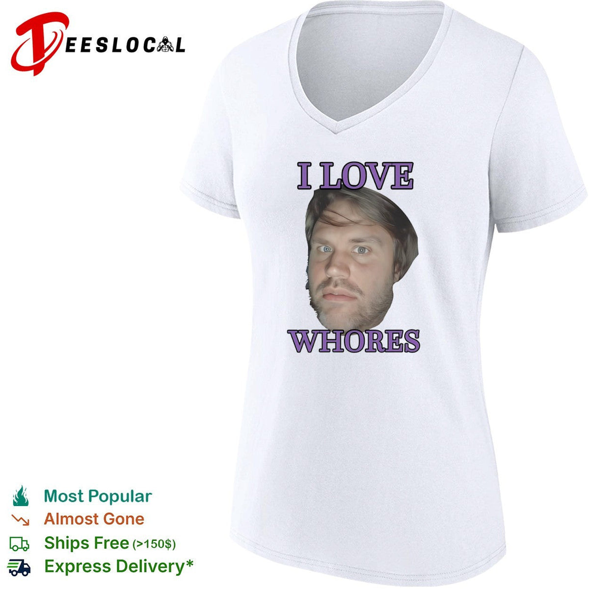 I love whores Chad Kroeger Nickelback meme shirt Unisex