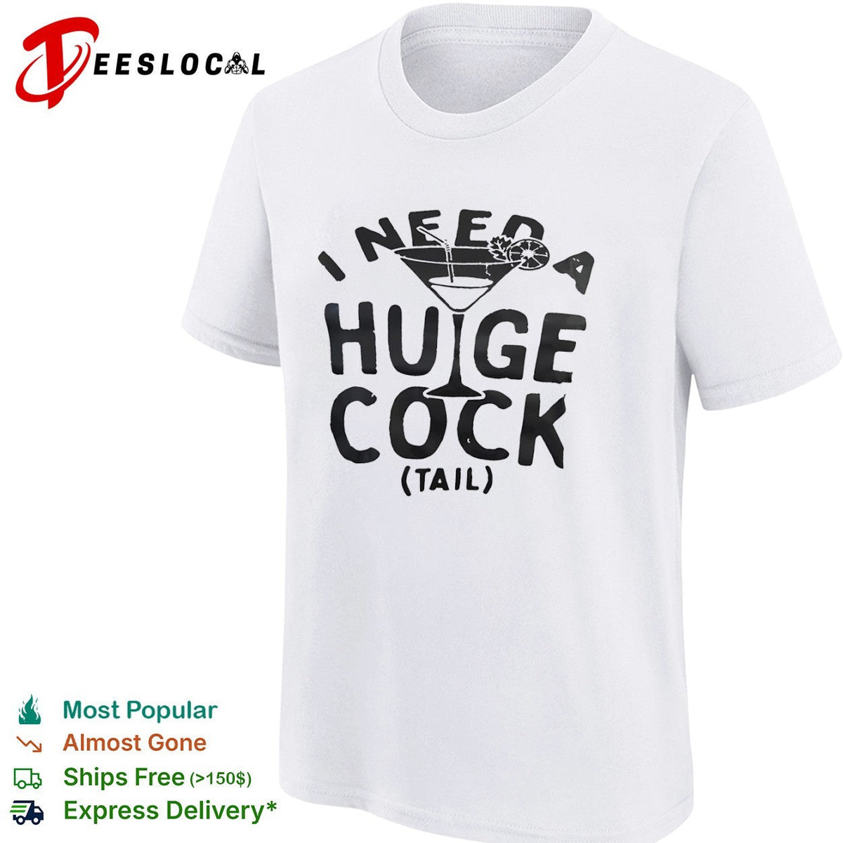 I need a huige cock tail shirt Unisex
