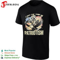 I put the tism in patriotism Raccoon riding eagle tactical weapon graphic shirt Unisex