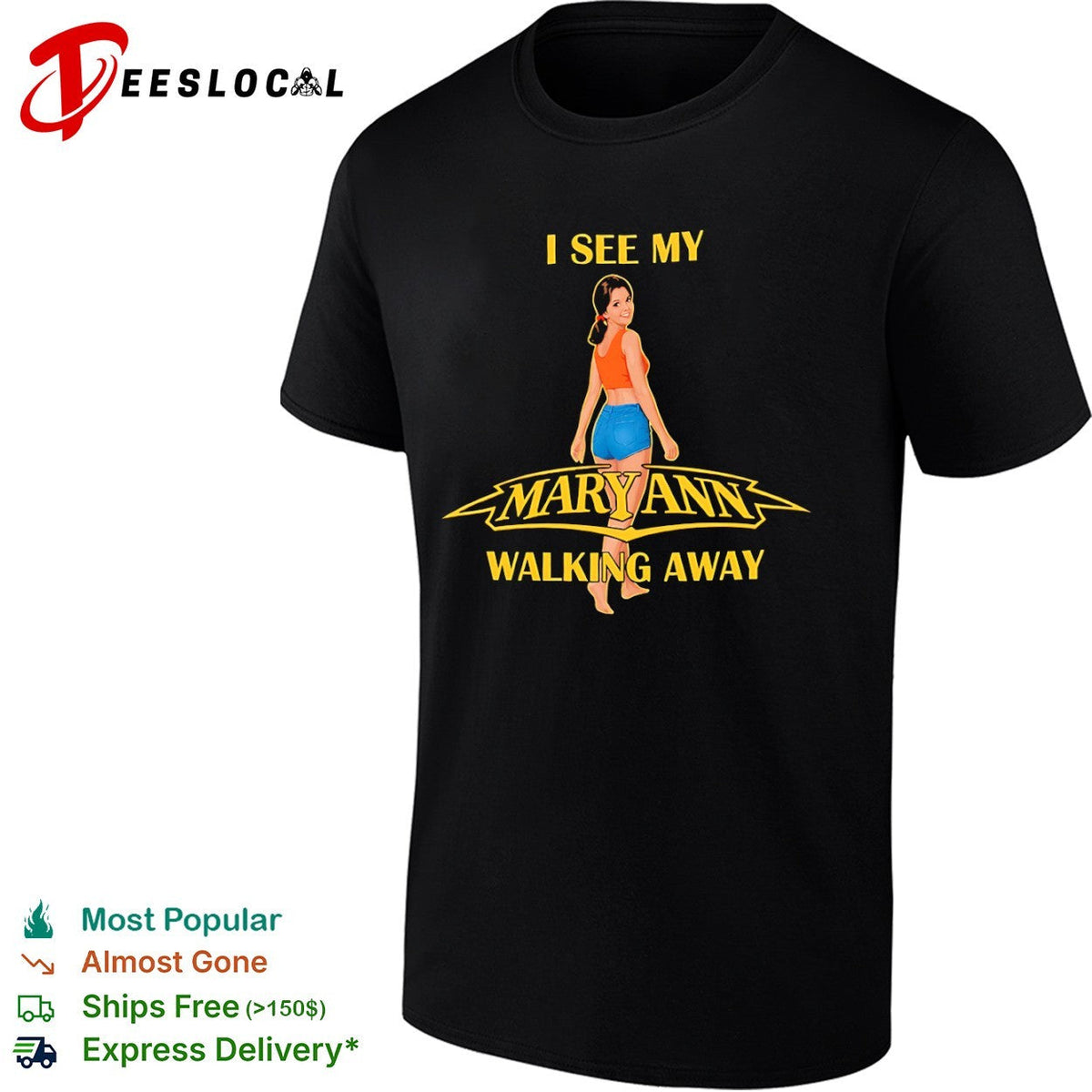 I see my Mary Ann walking away Gilligan Island shirt Unisex