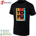 I want tofu tonight funny food pun novelty vegetarian plant based diet humor shirt Unisex