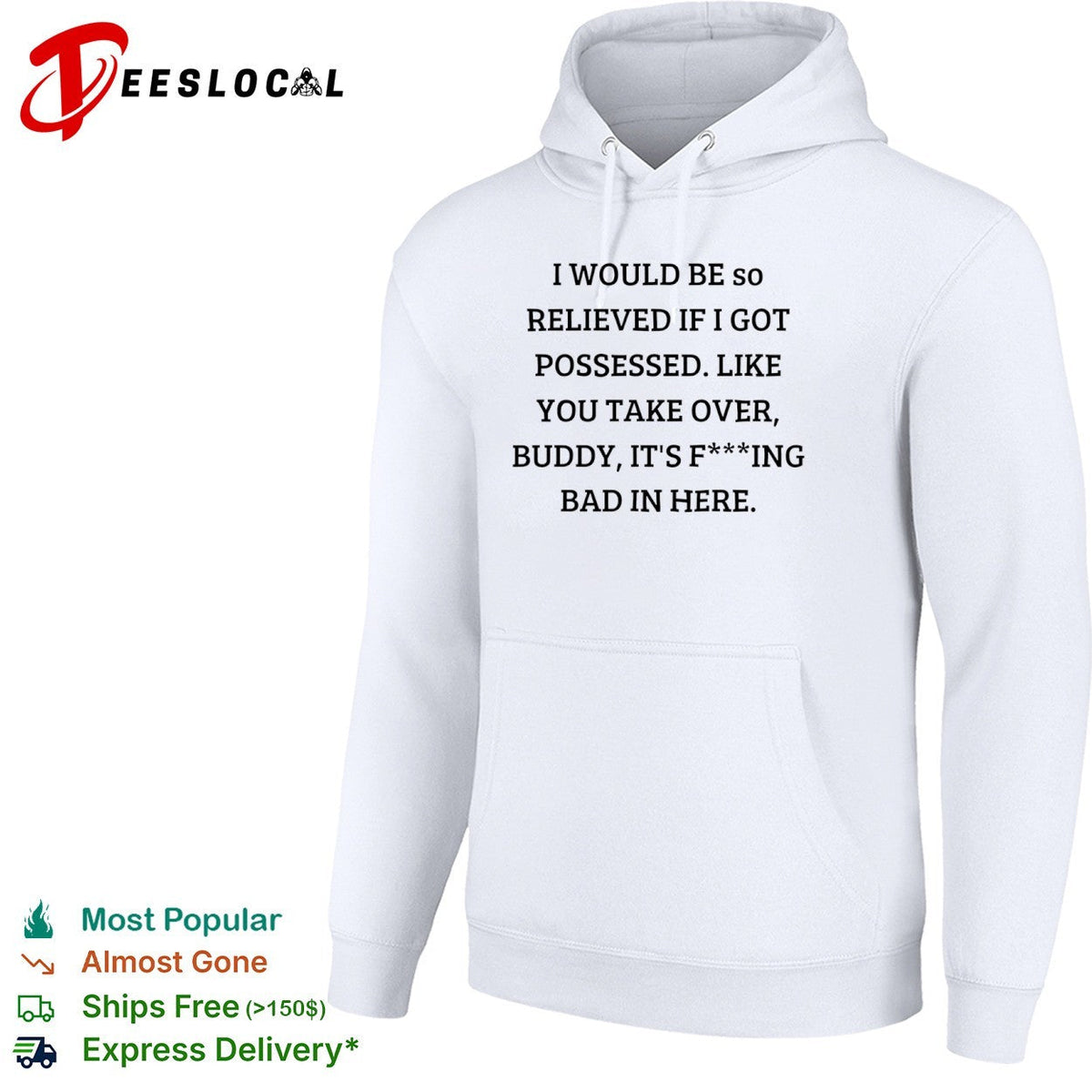 I would be so relieved if I got possessed like you take over buddy its bad in shirt Unisex