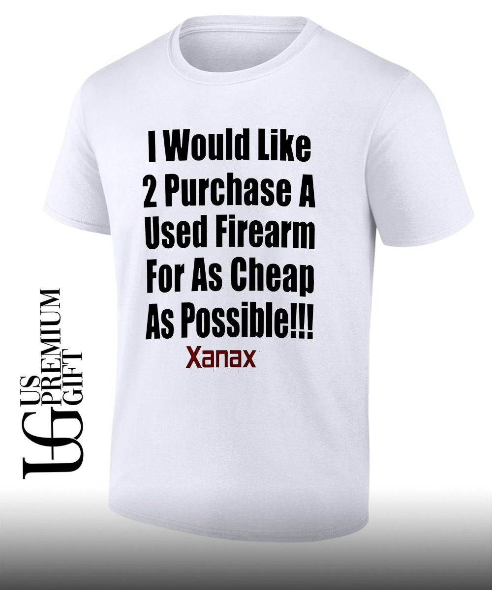 I would like 2 purchase a used firearm shirt Unisex