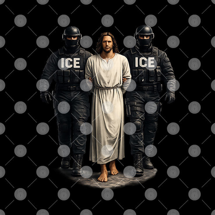 ICE Arresting Jesus T Shirt Unisex
