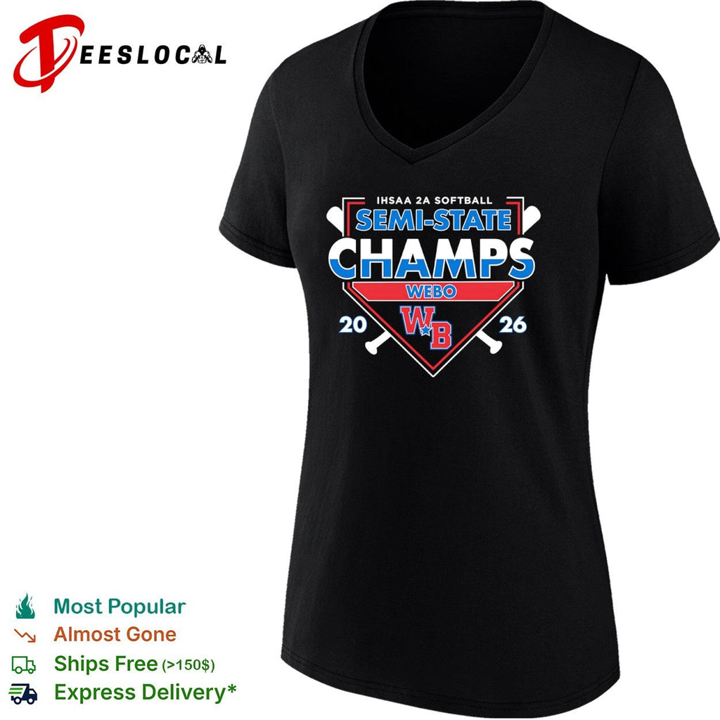 IHSAA 2A Softball Semi State Champs Webo 2026 WB Logo Sport Team Tournament shirt Unisex