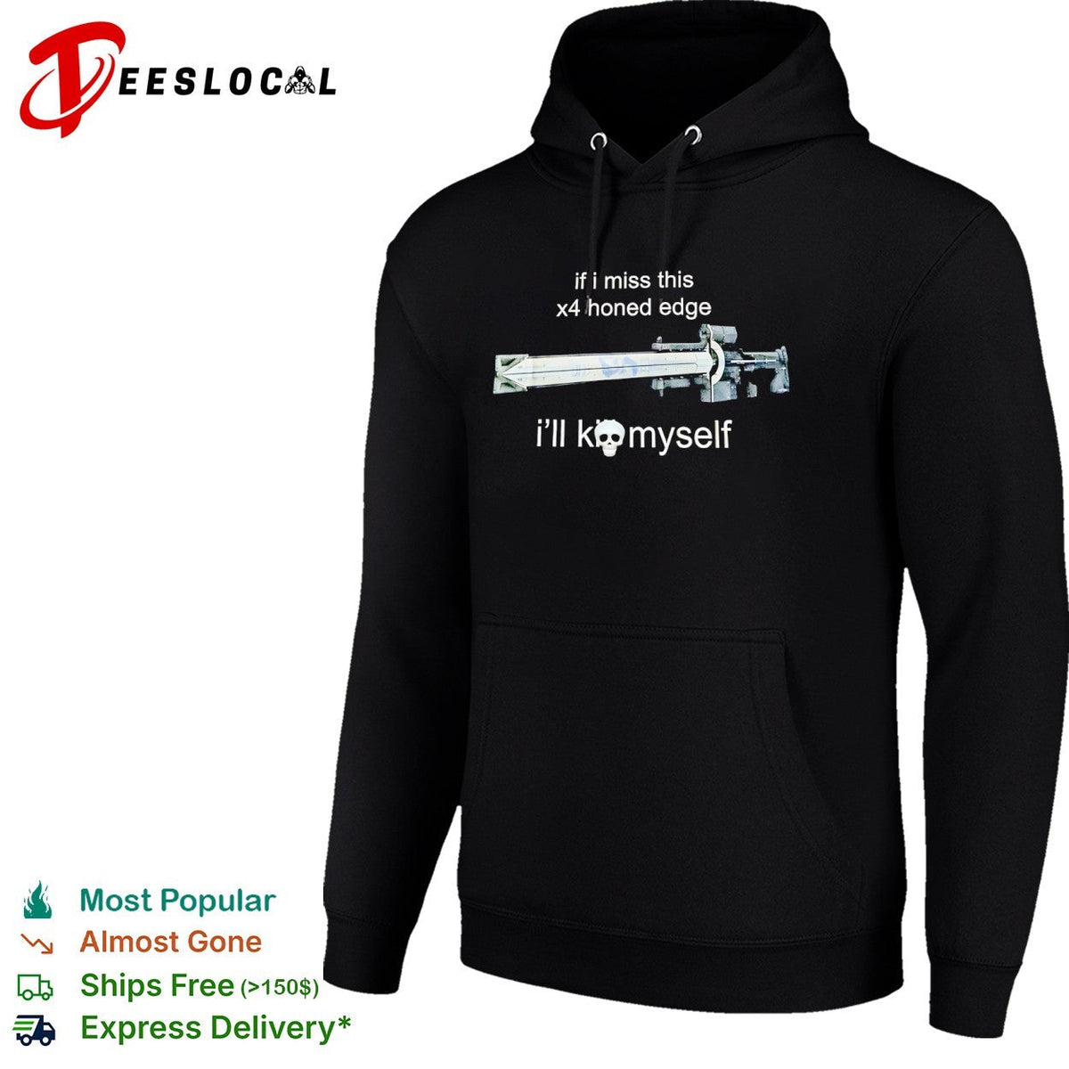 If I miss this x4 honed edge ill kill myself Destiny 2 shirt Unisex
