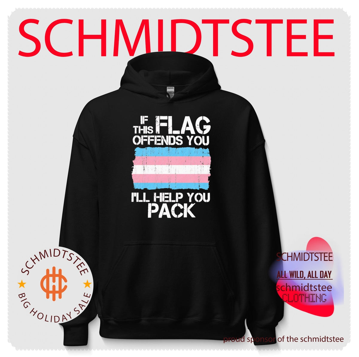 If This Flag Offends You I Will Help You Pack shirt Unisex