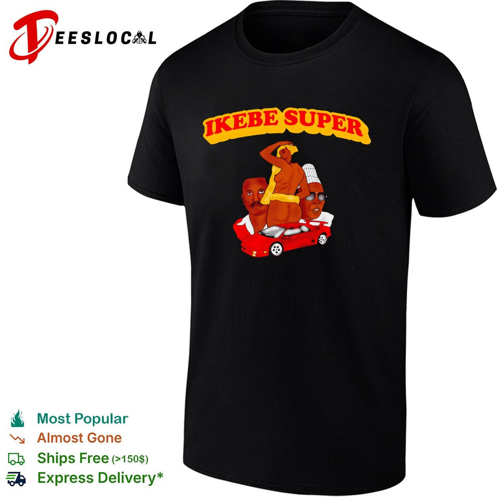 Ikebe Super cartoon shirt Unisex