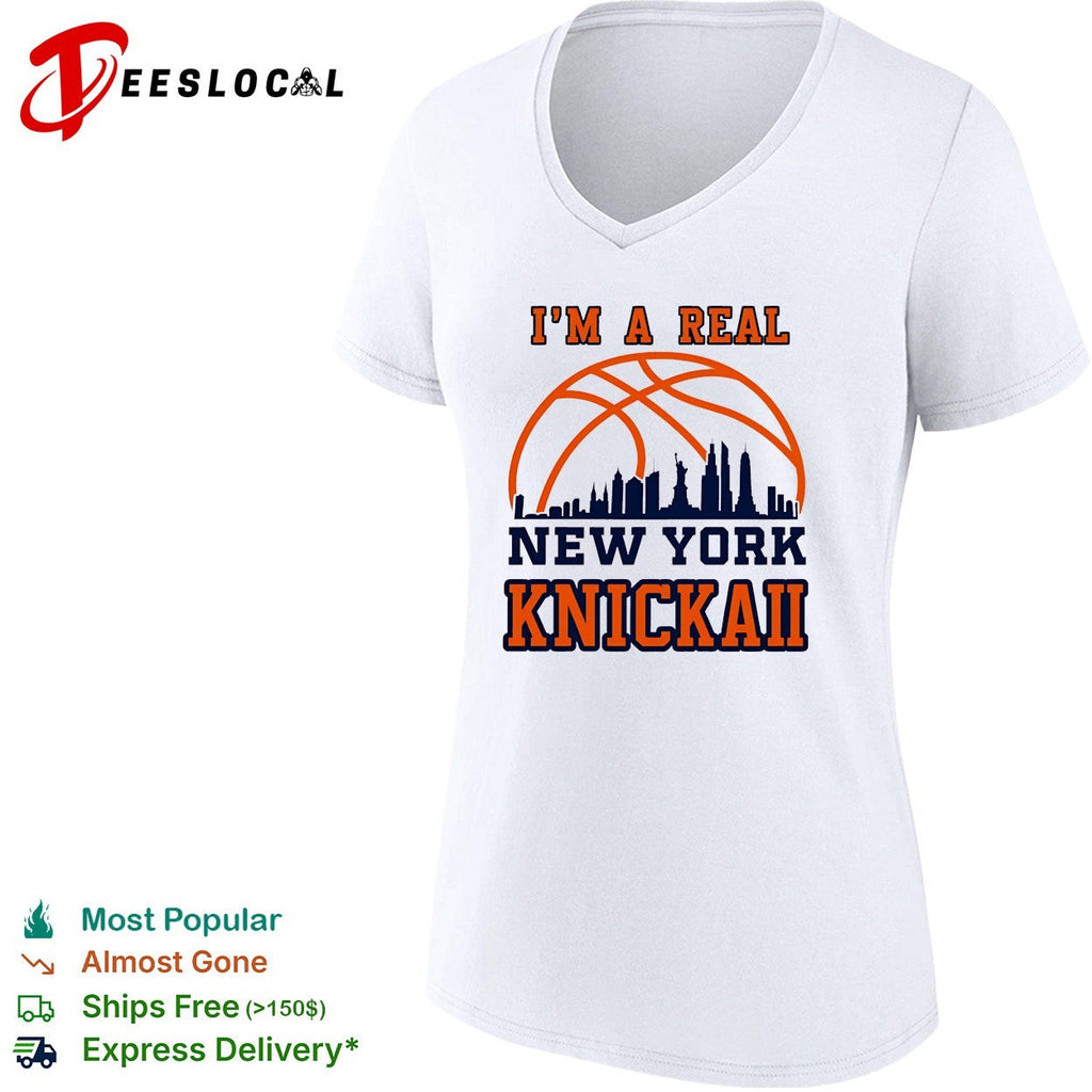 I’m A Real New York Knick Basketball Skyline 2026 shirt Unisex