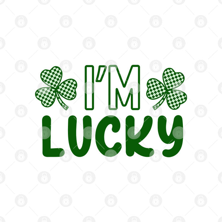 I’m Lucky Shamrock Couple Shirt Unisex