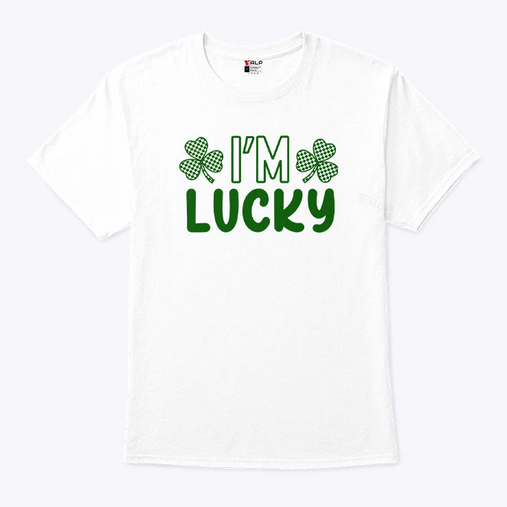 I’m Lucky Shamrock Couple Shirt Unisex