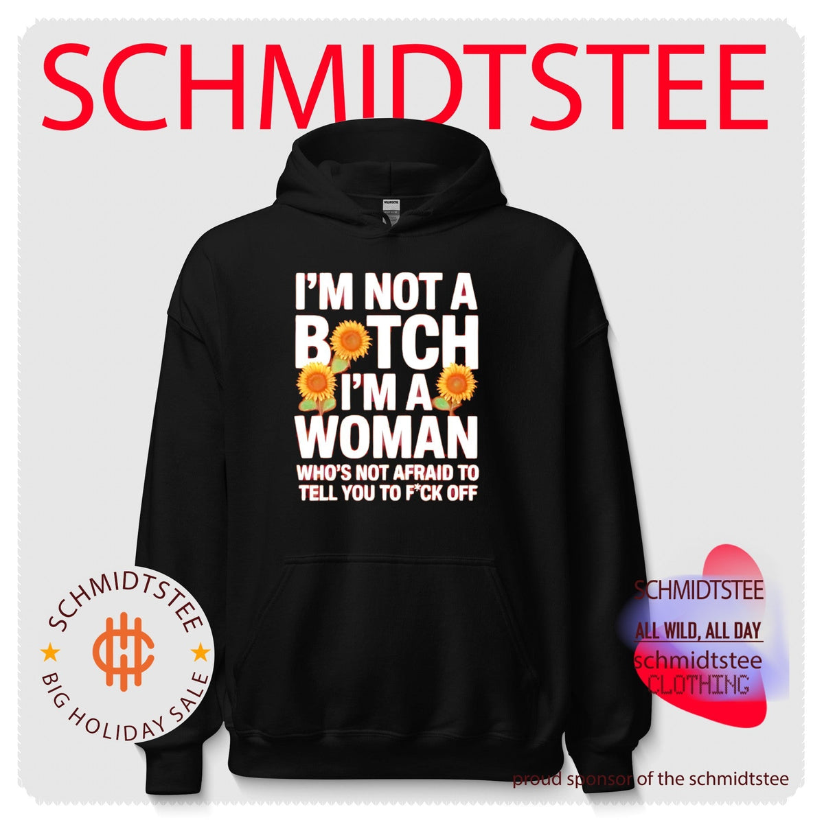 I’m Not a Bitch I’m a Woman Who’s Not Afraid to Tell You to Fck Off shirt Unisex