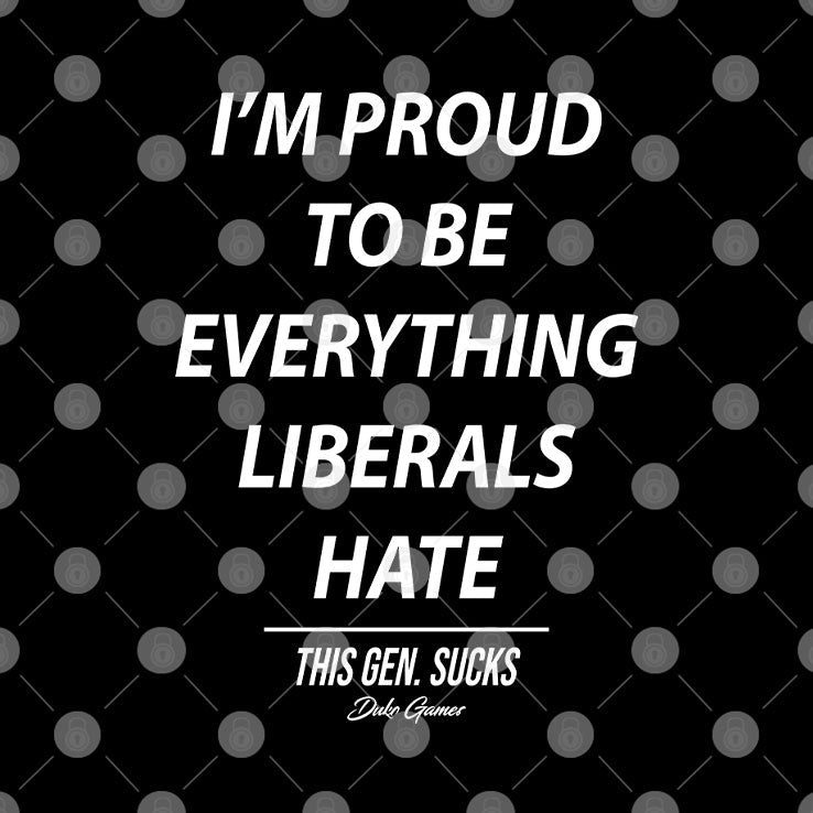 I’m Proud To Be Everything Liberals Hate T Shirt Unisex
