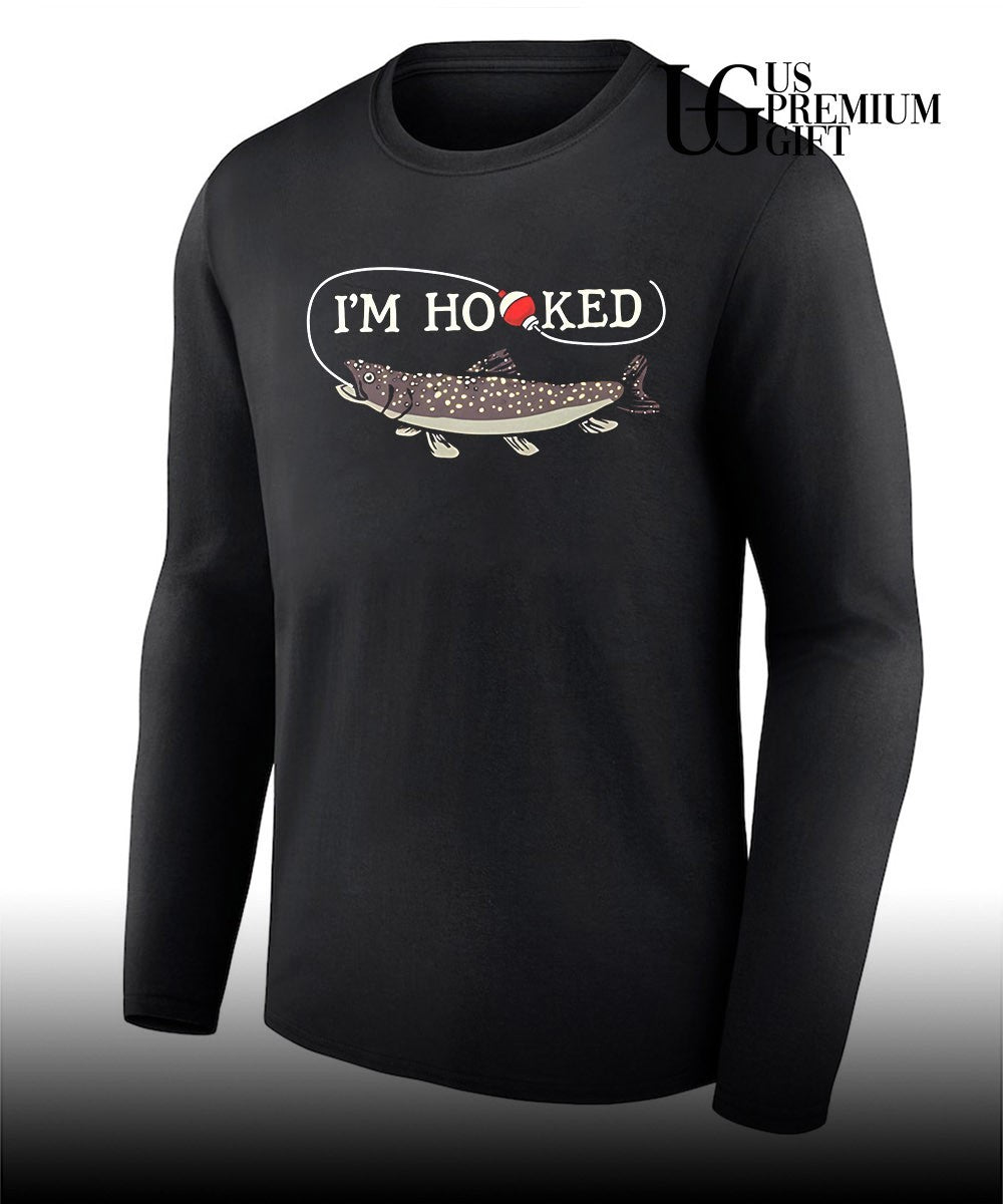 I’m hooked salmon fishing shirt Unisex
