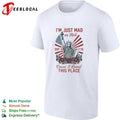I’m just mad as hell statue of liberty est 1776 flowers bold text shirt Unisex
