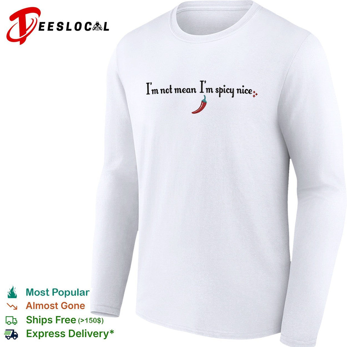 I’m not mean I’m spicy nice chili pepper shirt Unisex