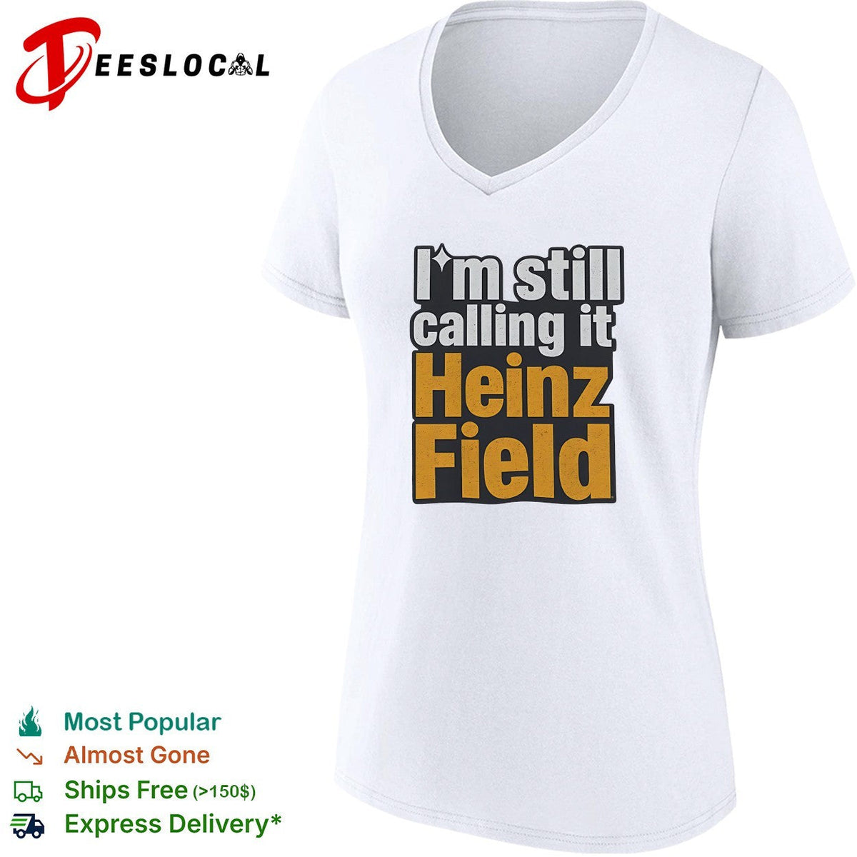 I’m still calling it Heinz Field Pittsburgh nostalgia bold varsity text shirt Unisex