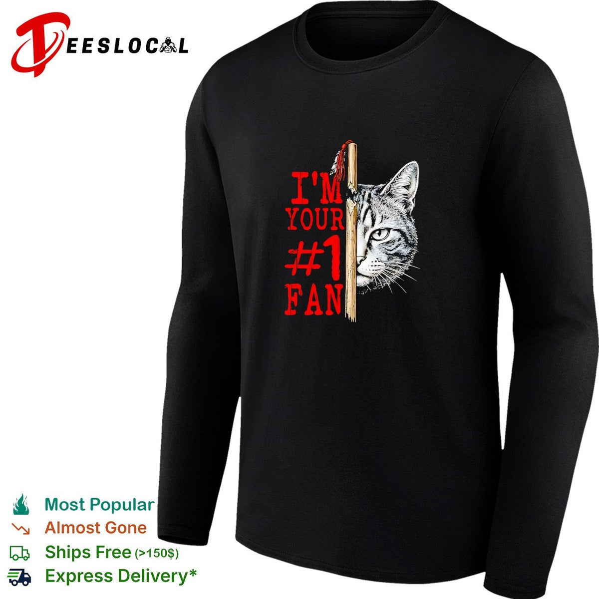 I’m your number 1 fan cat shirt Unisex
