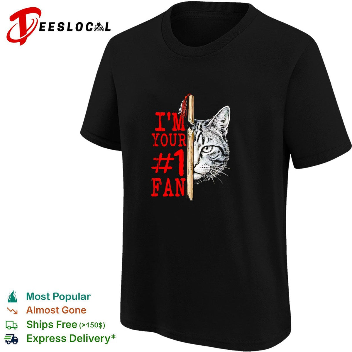 I’m your number 1 fan cat shirt Unisex