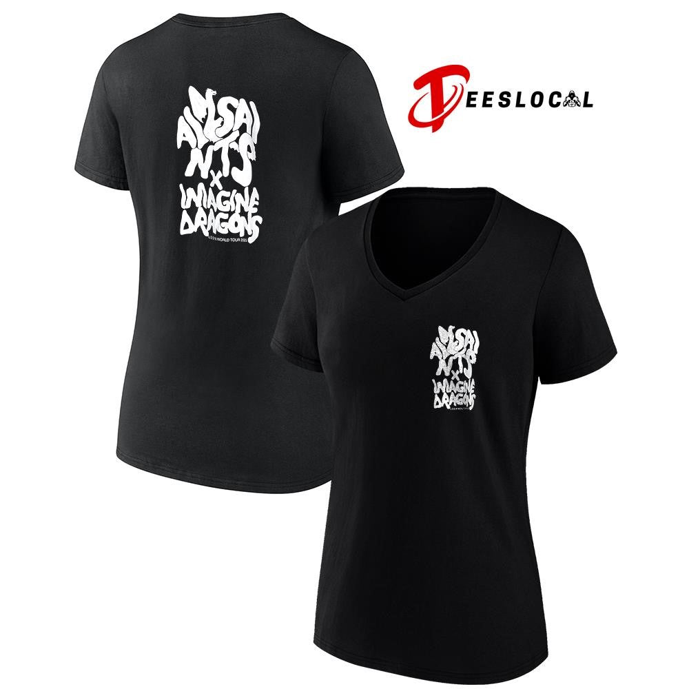 Imagine Dragons x All Saints Loom World Tour Drogando text shirt Unisex