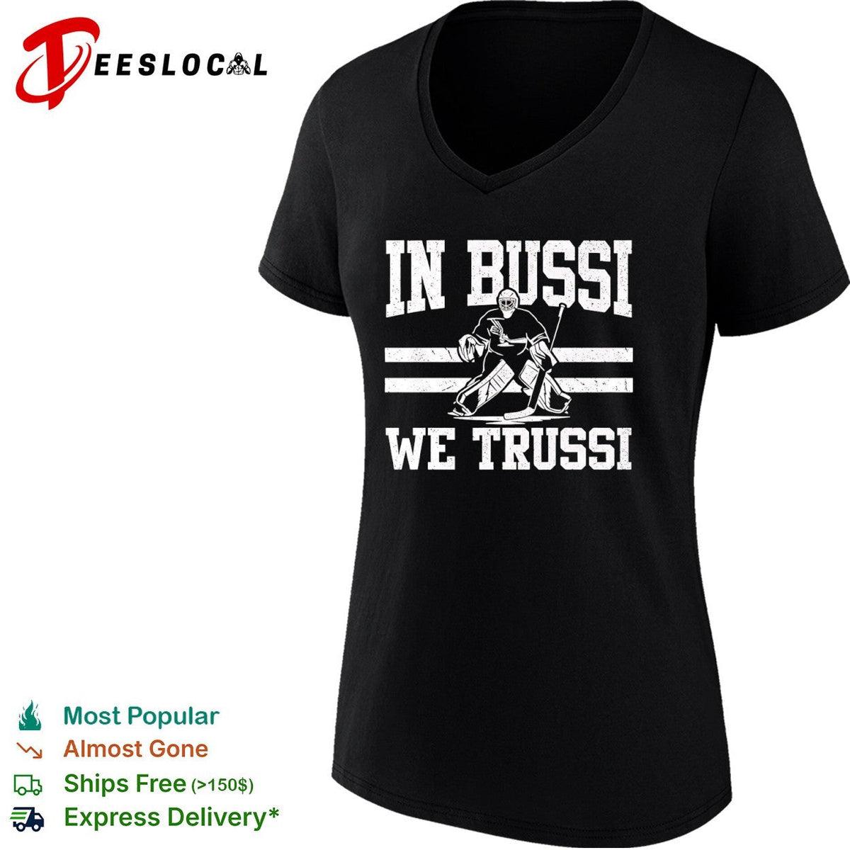 In Bussi we Trussi Filip Gustavsson Minnesota Wild NHL hockey shirt Unisex