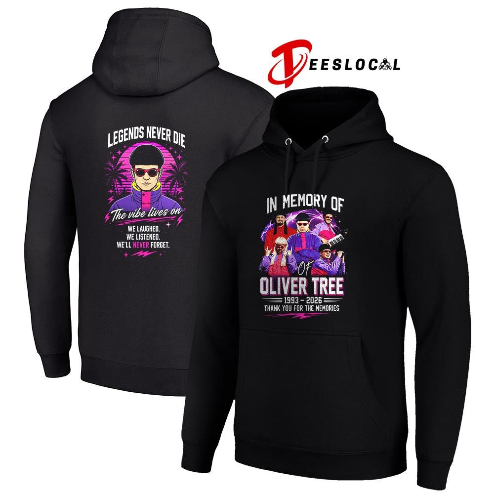 In loving memory of Oliver Tree legends never die the vibe lives on shirt Unisex