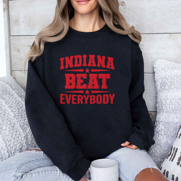 Indiana Beat Everybody T Shirt Unisex