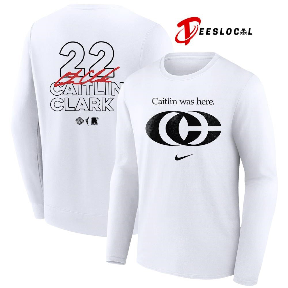 Indiana Fever Caitlin Clark Caitlin was here name and number signature shirt Unisex