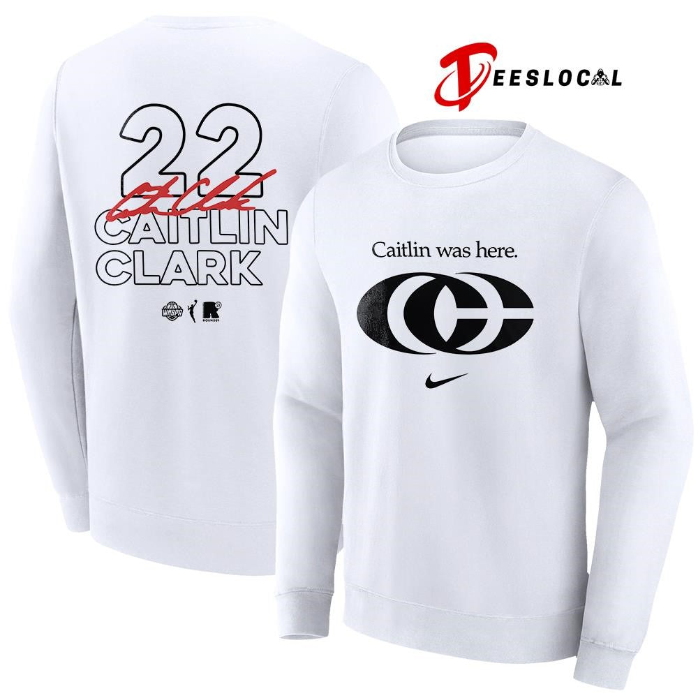 Indiana Fever Caitlin Clark Caitlin was here name and number signature shirt Unisex