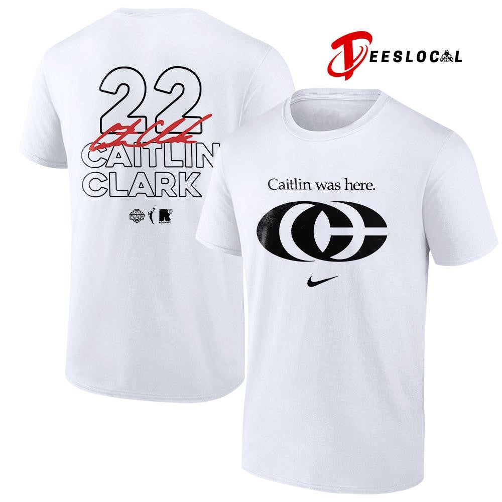 Indiana Fever Caitlin Clark Caitlin was here name and number signature shirt Unisex
