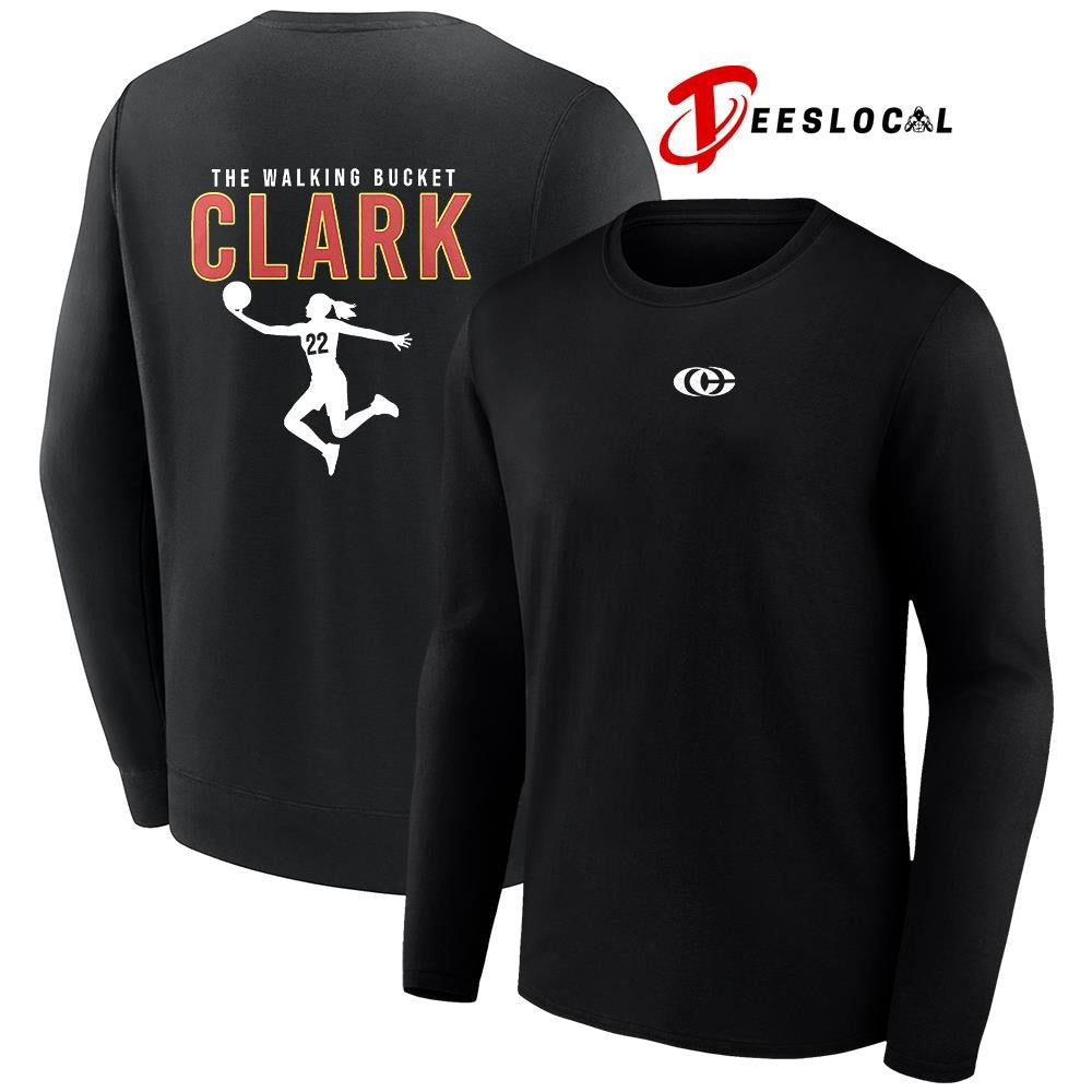 Indiana Fever Caitlin Clark the walking bucket Clark silhouette shirt Unisex