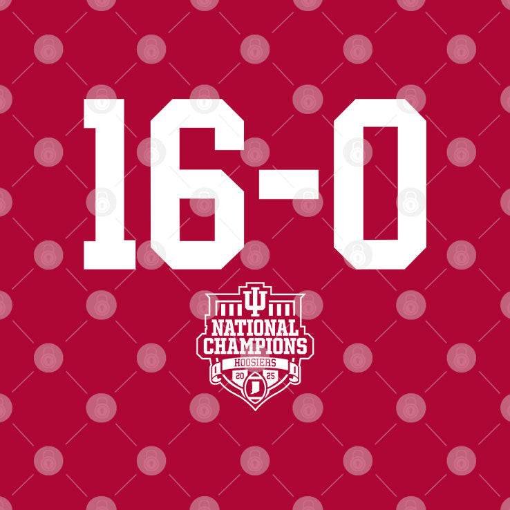 Indiana Football 16-0 CFP National Champions Shirt Unisex