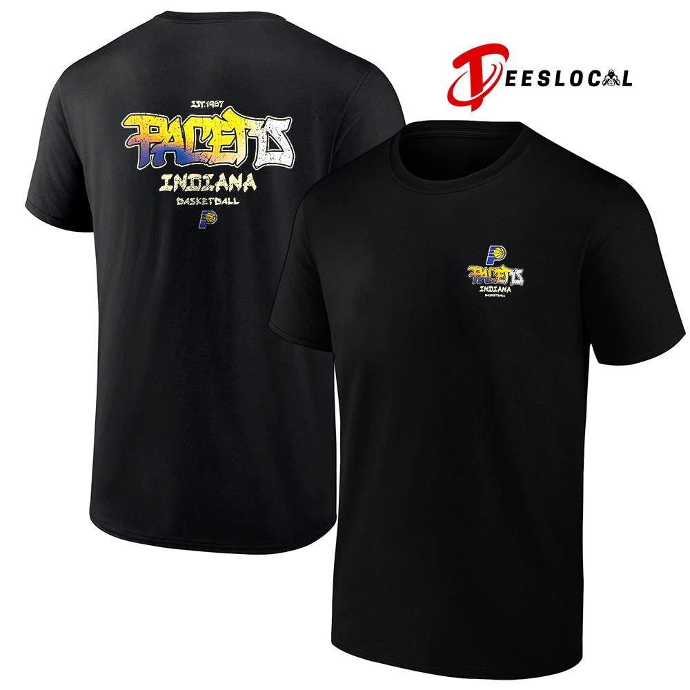 Indiana Pacers Jersey Knit basketball est 1967 logo shirt Unisex