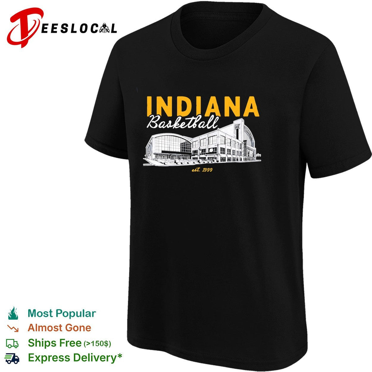 Indiana basketball arena sketch est 1999 shirt Unisex