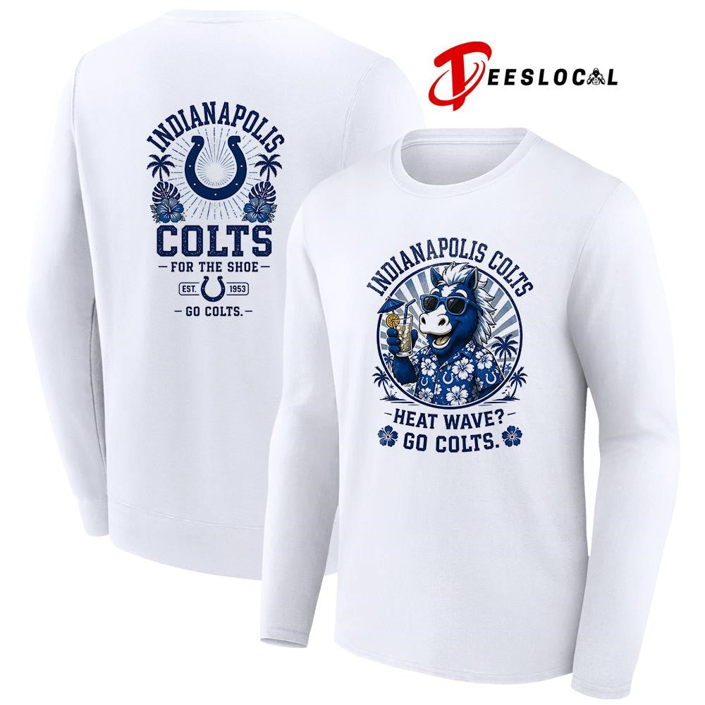 Indianapolis Colts heat wave beach vibes mascot shirt Unisex