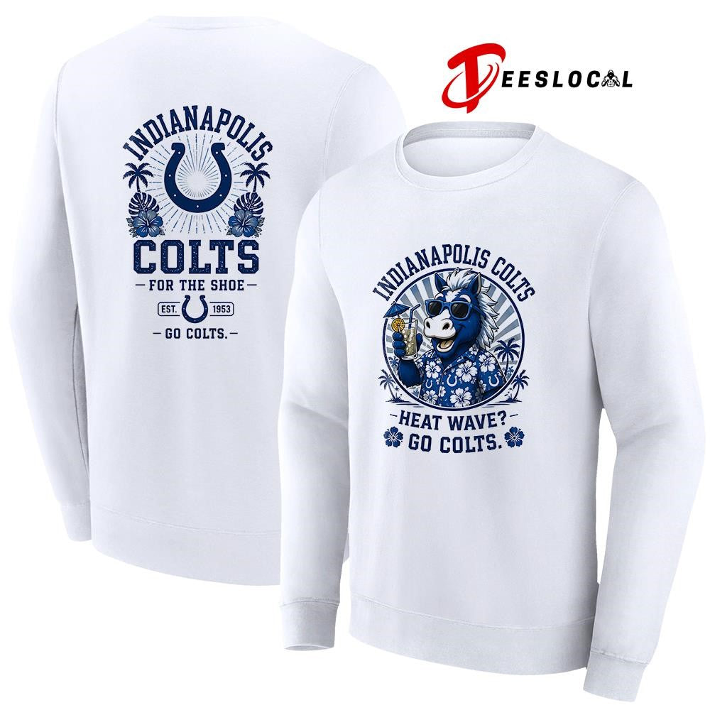 Indianapolis Colts heat wave beach vibes mascot shirt Unisex
