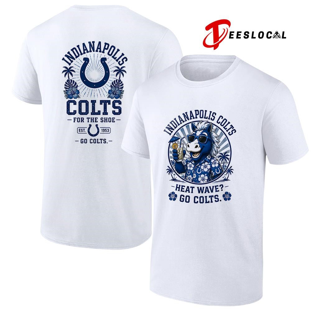 Indianapolis Colts heat wave beach vibes mascot shirt Unisex