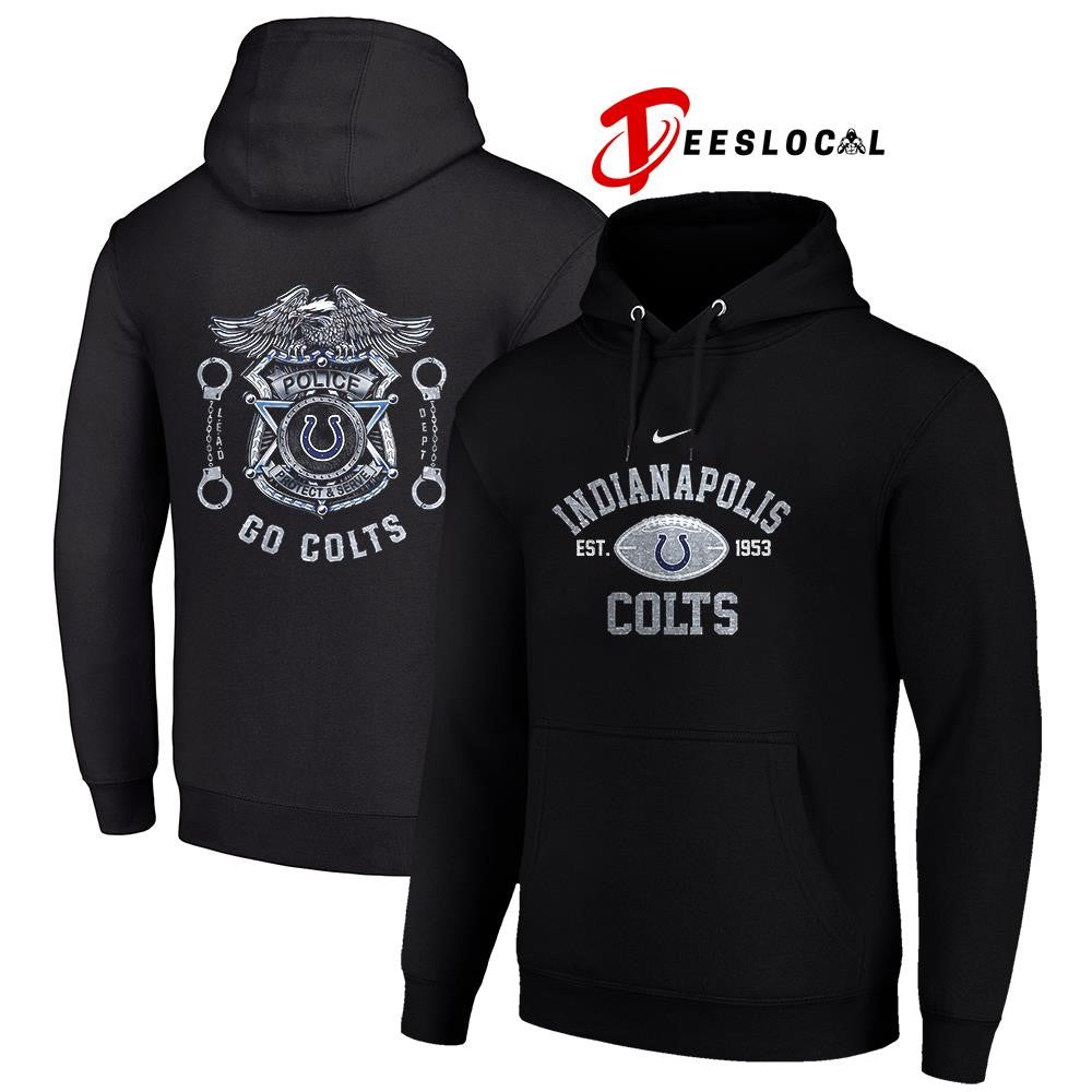 Indianapolis Colts law enforcement tribute protect and serve logo shirt Unisex