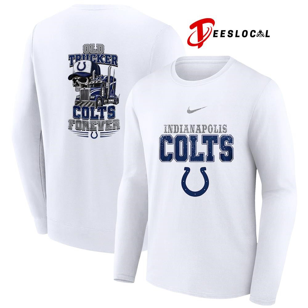 Indianapolis Colts old trucker forever skull shirt Unisex